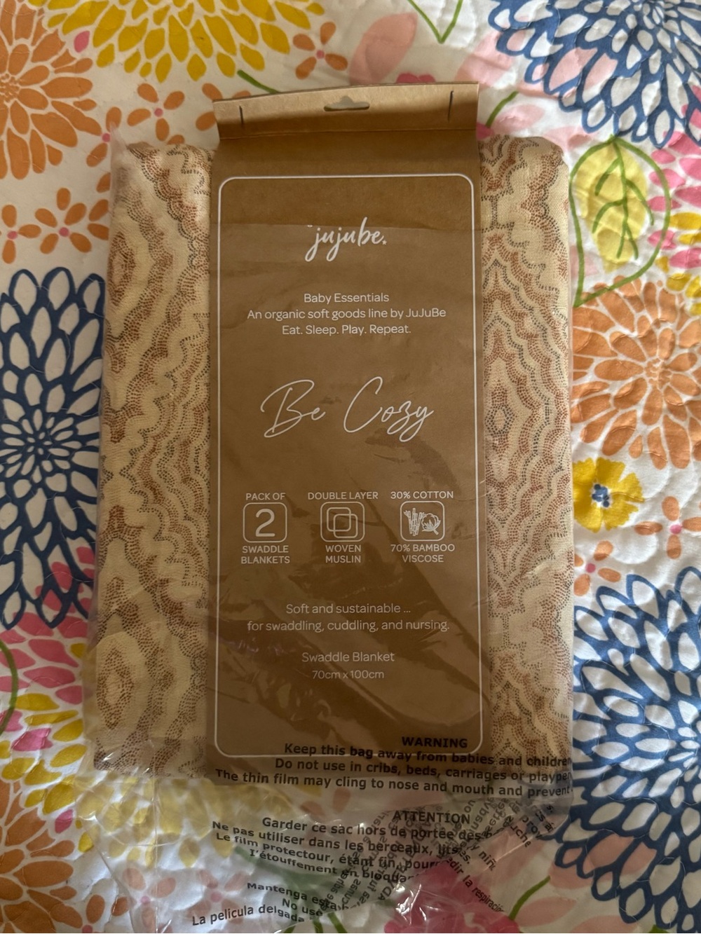 NWT 2 pack jujube swaddles